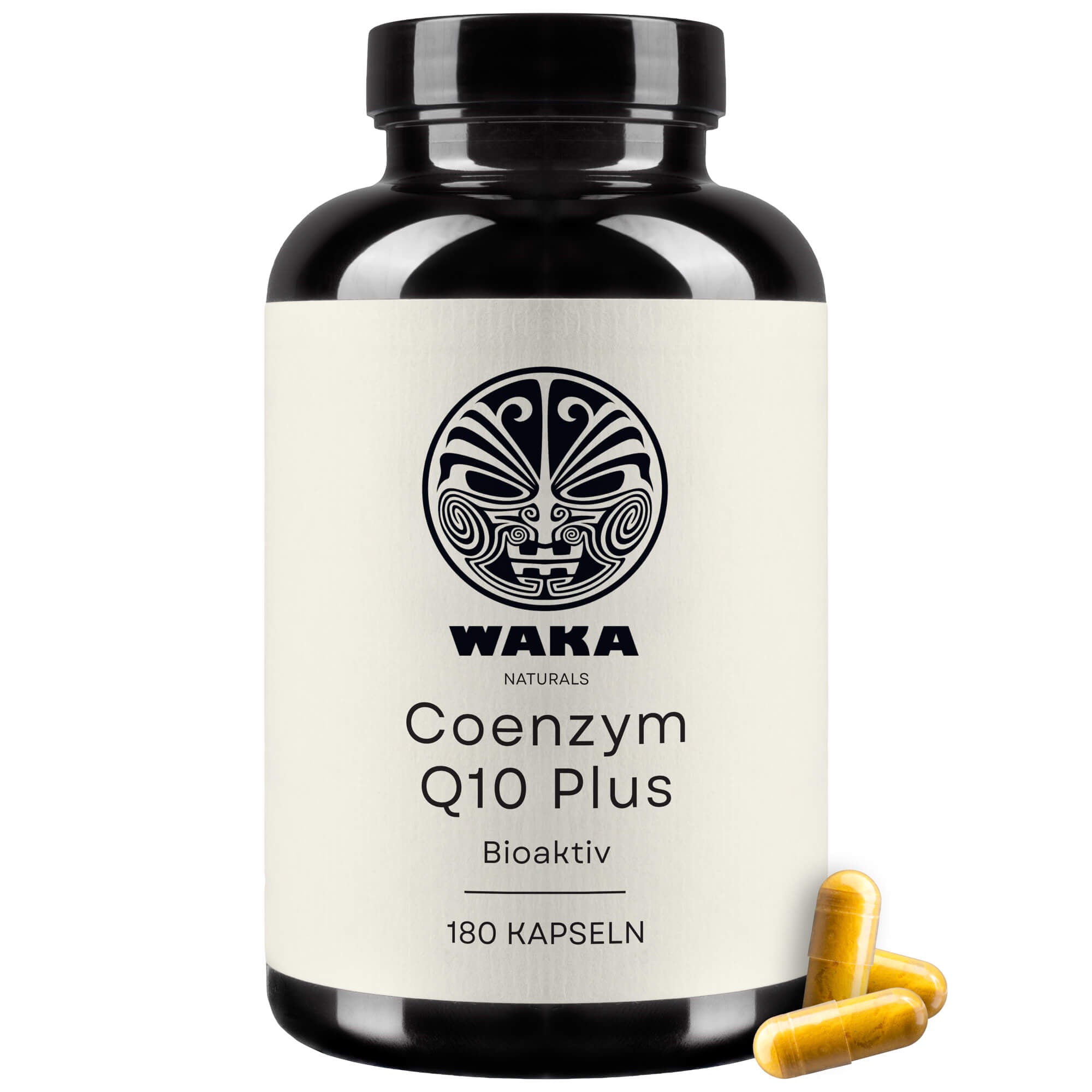 Coenzym Q10 Plus hochdosiert – 100 mg Q10 Kapseln mit Vitamin B1 & B2 – waka - nutrition.com
