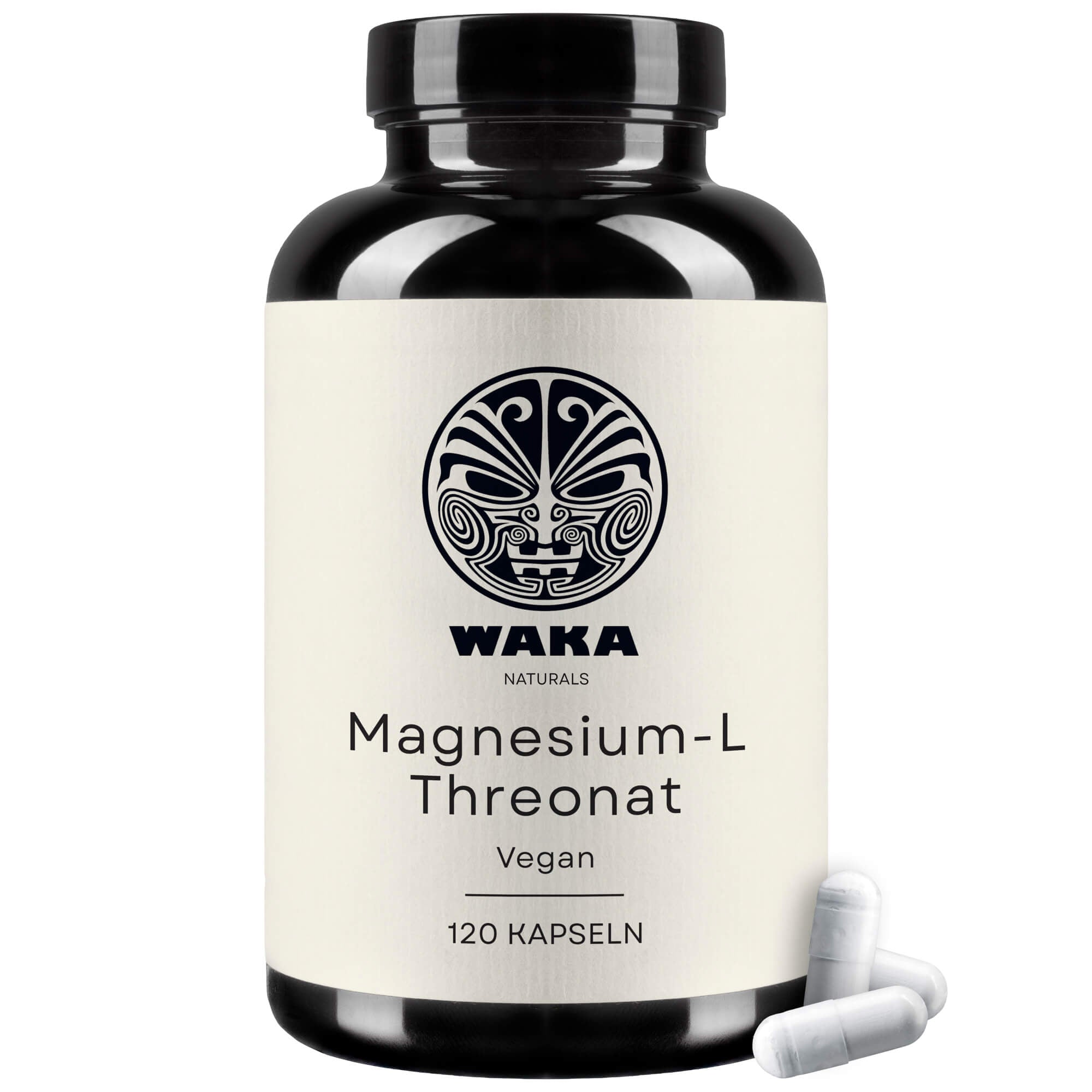 Magnesium L - Threonat Kapseln – Hoch bioverfügbare Magnesiumform – waka - nutrition.com