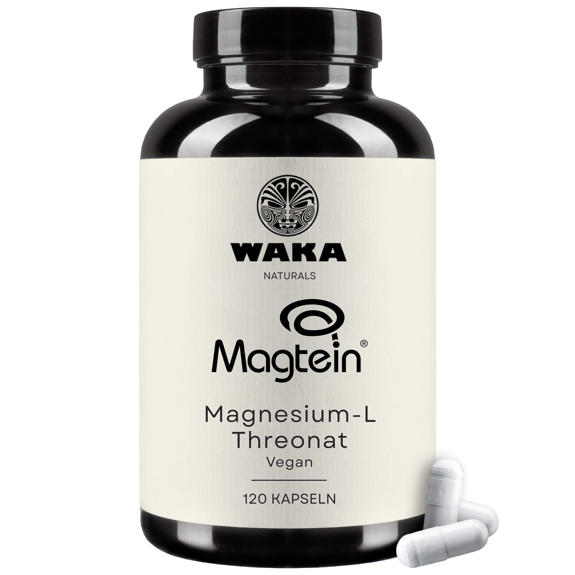 Magnesium L-Threonat Kapseln – Hoch bioverfügbare Magnesiumform – waka-nutrition.com