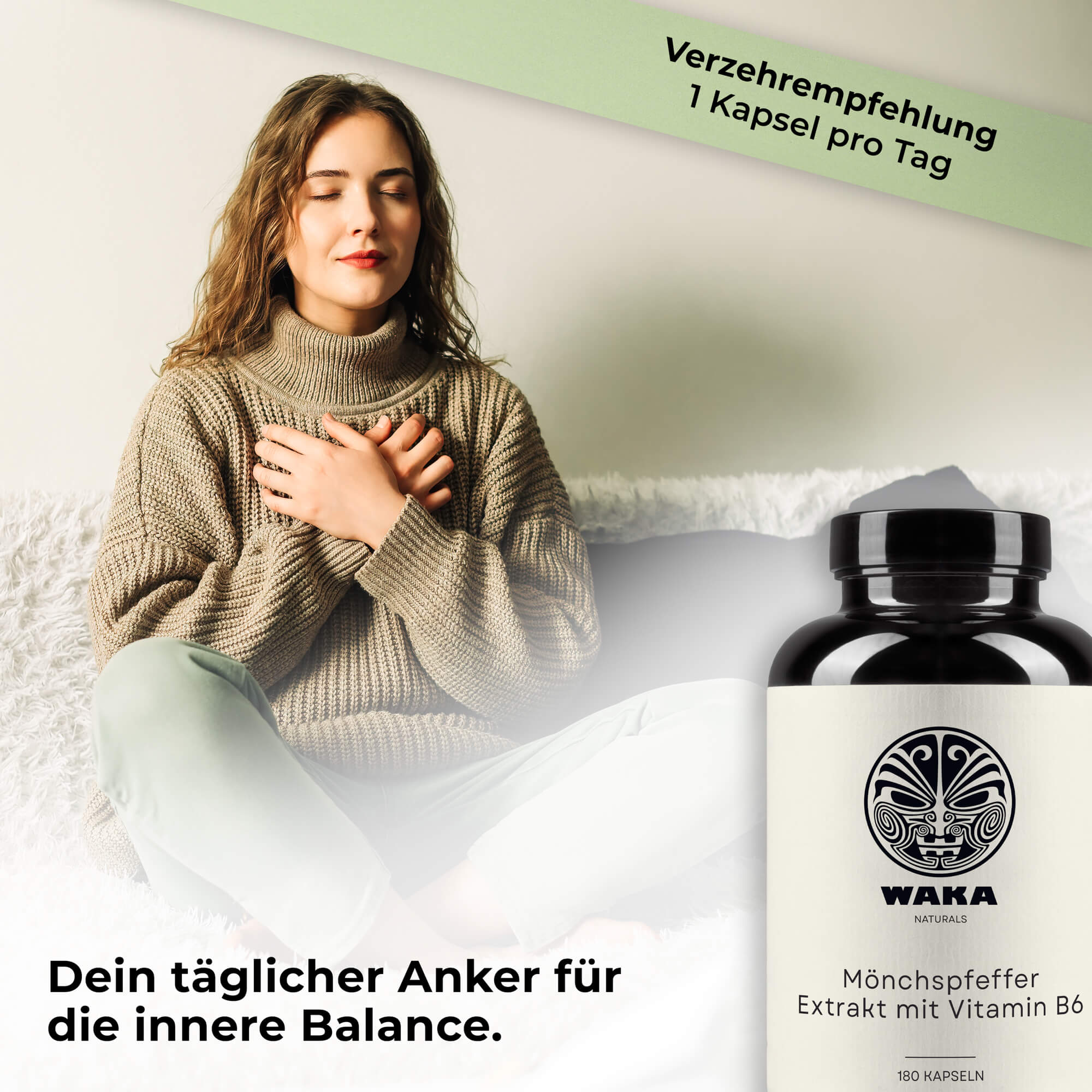 Mönchspfeffer Kapseln – 20 mg Extrakt mit Vitamin B6 | hochdosiert – waka-nutrition.com